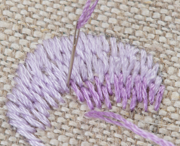 Stitch Steps – Long and Short Stitch